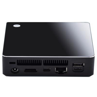 China intel no core i3 i5 i7 8550u pc mini gaming desktop laptop with DP ports window10 mini barebone ubuntu type C for sale