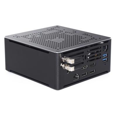 China No Fan Gaming Computer 9th Generation Intel Core i9 8950hk i7 8750h Desktop PC With Mini Dp Type C Ports for sale