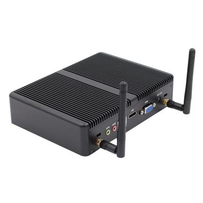 China No 2019 new design gsm i7 mini fanless pc with logo usb vga wifi win10 i3 i5 i7 custom free mini desktop pc for sale