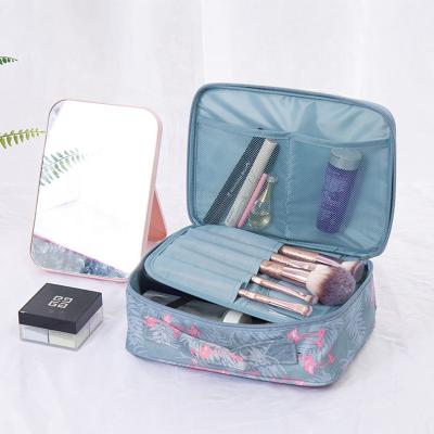 China New Multicolor Detachable Printed Portable Cosmetic Storage Bag Large Capacity Travel Fashion Bag Toiletry Bag for sale