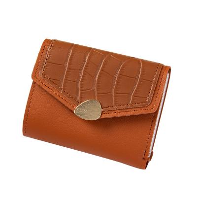 China Small Fresh Single Section Multi-Card Thin Small Coin Purse Ladies Small Wallet Waterproof Female Magnetic Buckle for sale