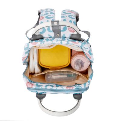 China Water Resistant In Bag Large Capacity Mummy Double Shoulder Fashion Nylon Maternity Bag Waterproof Multifunctional Bag Wholesale Baby Running for sale