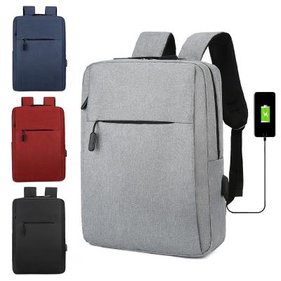 China With USB New Fashion Oxford Computer Bag High Quality Waterproof Shockproof Business Backpack Single USB Rechargeable Backpack for sale