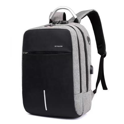 China With New USB Computer Bag Password Anti-Smell USB Business Leisure Oxford Filling Backpack Waterproof Anti-theft Lock Backpack for sale