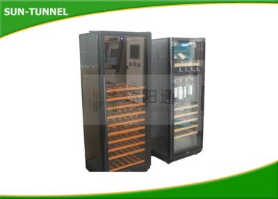 China Free Standing Red Wine Vending Machine Stainless Steel Cabinet Adjustable Heights for sale