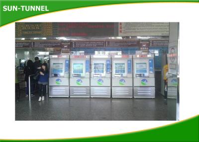 China Free Standing Fast Ticket Self Service Machine With Barcode Reader for sale