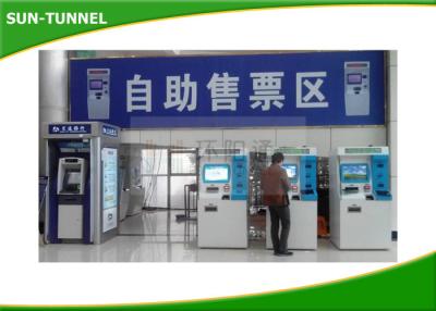 China Lobby Style Dual Screen Ticket Vending Kiosk With Printer & Card Reader for sale