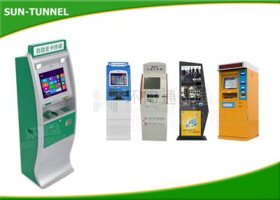 China Multi Functional Ticket Vending Kiosk , Lcd Touch Screen Kiosk Mobile Recharge Machine for sale