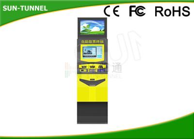 China Railway Station Bill Payment Dual Screen Kiosk All In One Easy Operation for sale