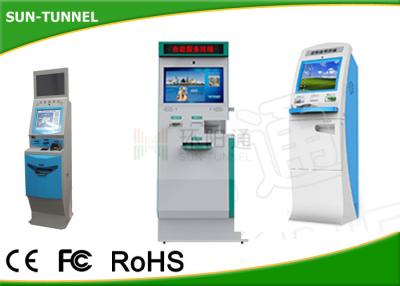 China Steel Enclosure User Friendlyway Self Service Restaurant Kiosk Ticketing System for sale