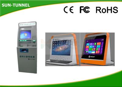 China High Brightness Touch Screen Information Kiosk Self Service Check In Machine for sale