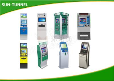 China Multifunktionsselbstservice-Bankwesen-Kiosk-Warteschlangensystem-Karten-Zufuhr zu verkaufen