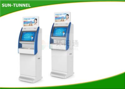 China Dual Screen Electronic Bill Payment Kiosk , Floor Standing Self Service Terminals for sale