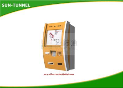 China Wall Mounted 15 inch Self Service Kiosk Terminal , Mini Atm Kiosk FCC for sale