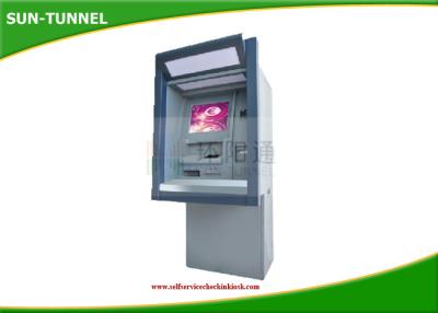 China Bank Atm Self Service Kiosk With Cash Acceptor , Cash Dispenser Money Exchange Machine for sale