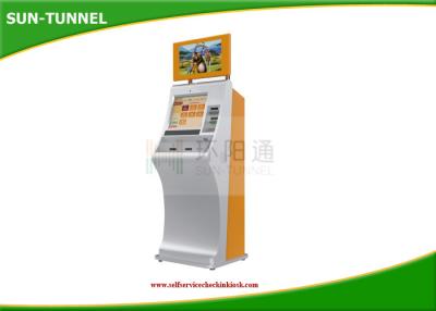 China Modern Floor Standing Dual Screens Self Ordering Kiosk In Restaurant And Coffee Shop for sale