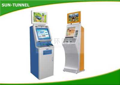 China Food Ticket Vending Machine , Card Dispenser Self Service Kiosk 19 Inch Touch Screen for sale