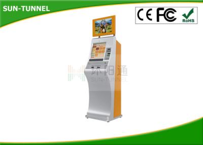 China Durable Anti Corrosion Self Service Terminal , Metro Station Ticket Vending Kiosk for sale