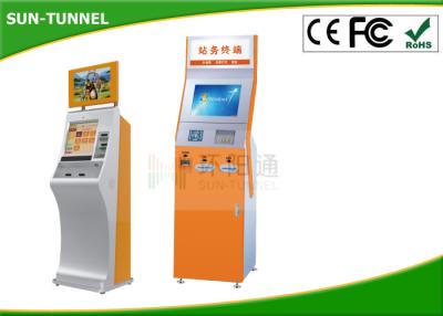 China Telecom Bank Card Dispenser Kiosk Thermal Printer / Sim Card Vending Machine for sale