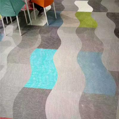 China Hotel&Office Special Luxury Woven Vinyl Flooring Antibacterial Waterproof Anti-slip Wear Resistant Sound Proof Sale Waterproof for sale