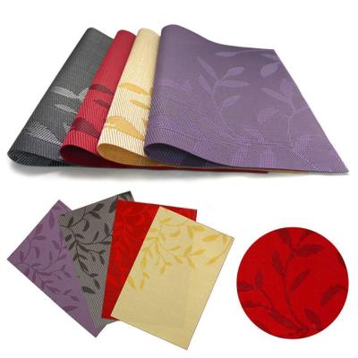 Κίνα Dining Table Place Mats Set Of 4 Sustainable Washable PVC Heat Resistant προς πώληση