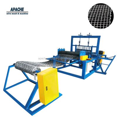 China Pit Construction One Weft Wire Support Anchor Weaving Mesh Making Machine Straight Wire Weaving Machine for sale