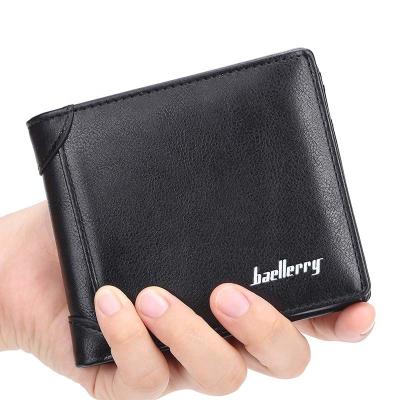 China Baellerry Retro Men's Wallet New Short Money No Cut Male Purse for sale