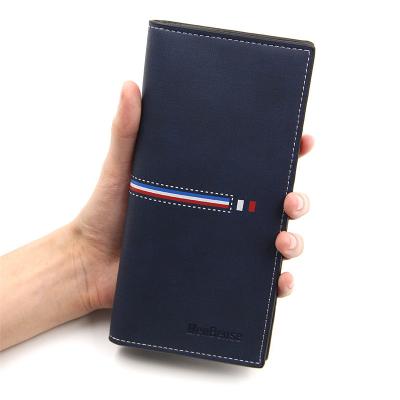 China NO PU Leather Men's Long Wallet Travel Wallet Men's Slim Wallet Purse NO Card Holder Wholesale for sale