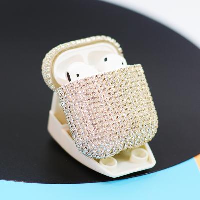 China Waterproof 2022 Bling cases for pro air pods custom cases for airpods diamond sparkle luxury designer for airpod case for sale