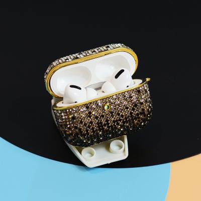 China Security For Airpod Rhinestone Case, Luxurious Bling Twincle Diamond Protective Ear Bud Case Cover For Airpods 1 2 3 Fundas for sale