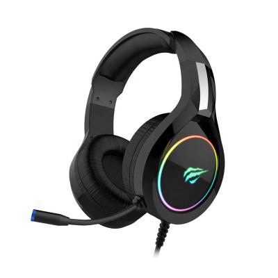 China H2232D Havit 3.5MM Headband Gaming Earphone Headband Wired Mic Auriculares Gamer Rgb Headset Earphones Game With Detachable Microphone for sale