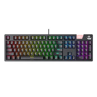 China Left Keys Kb862L Wire Usb Support Teclado Gamer Multimedia Backlit Type Mechanical 104 Key Optical Rgb Gaming Keyboard Author Custom for sale