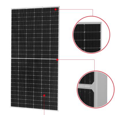 China Lesso 210Mm Half Cell 635W 640W 645W Solar Panels Power Home Solar Panel 210mmx210mm Portable Storage Installation for sale