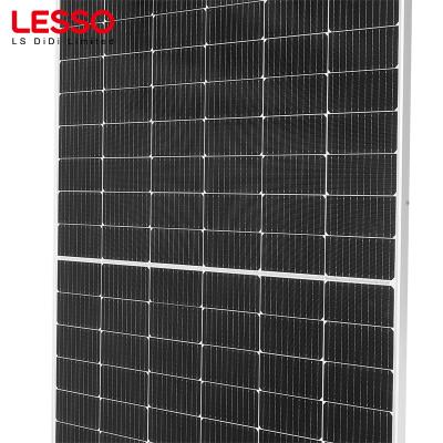 China Lesso High Efficiency Home Use Waterproof Solar Panel 645W-665W Best Price Per Watt 210mmx210mm Solar Panels for sale