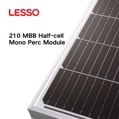 China Lesso Moving Ecoflow Delta Professional Monocrytalline Solar Panel Pro 660 Watt Solar Panel For Roof 210mmx210mm for sale