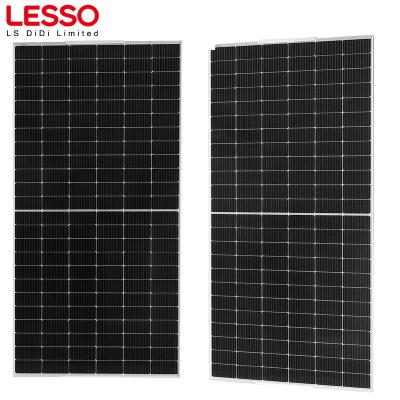 China Sun Electricity Solar Panel High Power On Grid Solar Panel System For Home 15 Years Warranty 182mmx182mm for sale