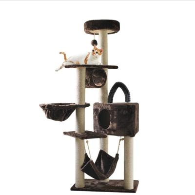 China Professional Manufacturing Wholesale Viable Cat Scratching Multilevel Cat Tree for sale