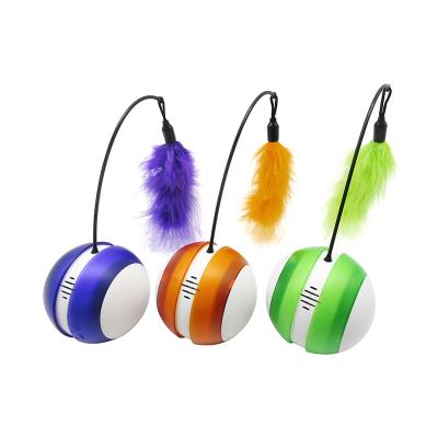 China Viable Automatic Cats Toy Electronic Wicked Ball by Cat Toys Sounding Interactive Smart for sale