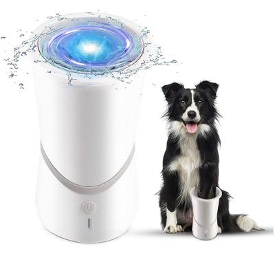 China 2 in-1 Sustainable Electric Dog Paw Washer Portable Automatic Dog Paw Cleaner with USB Cord for sale