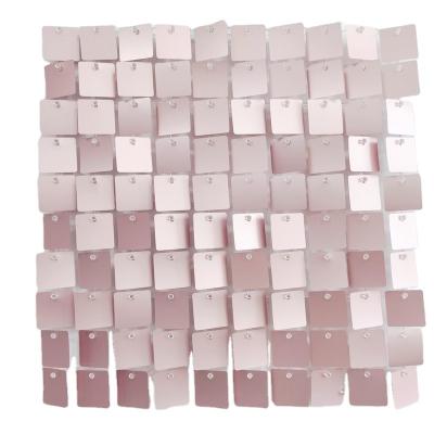 China Not Easy To Fade Wholesale High Quality Rose Gold Shimmer Wall Backdrop For Wedding Event Festival Backdrop for sale