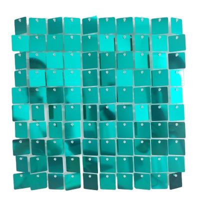 China Not Easy To Fade High Quality Shimmer Grid Sequin Panel Wall Panels Snap Together For Event Decoration for sale