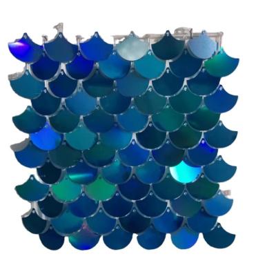 China Not Easy To Fade High Quality Panel 4D Sequin Background Customized Sensory Sequin Wall Panel for sale