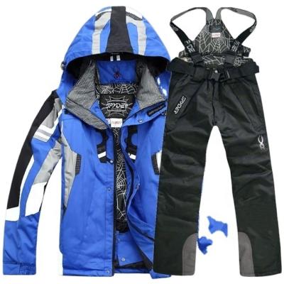 China Custom Fashion Anti-UV Down Waterproof Brand Snow Ski Jacket Clothes Winter Warm Snow Thick Coat Jackets And Pants Skiing for sale