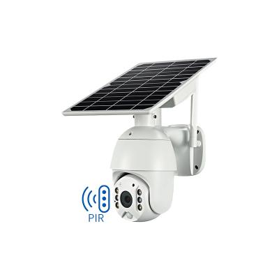 China NIGHT VISION Voice 4G 4G Outdoor Ptz Two Way Audio Solar Camera for sale