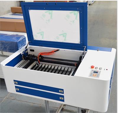 China Laser CUT 400x300mm Crystal Photo Wood Acrylic Mini CO2 Laser Engraving Machine For Sale for sale