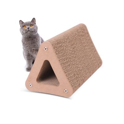 China Viable Corrugated Cardboard Cat Scratcher Toy Salon Cat Scratch Mail Scratcher Pad Cat Scratcher Toy for sale