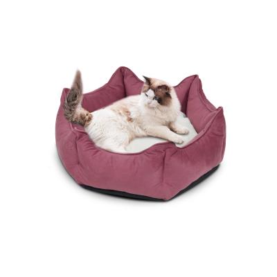 China Good Small Plush Creativity Pet Nest Travel Waterproof Cat Dog Bed With Remove Soft Selling Mat for sale