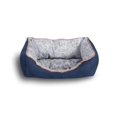 China Waterproof Extra Small Size Canvas Pet Couch Rectangle Dog Bed Pet Bed Pet Supplies for sale