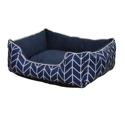 China Medium Size Waterproof Wave Couch Pet Bed & Accessories Support Short Luxury Dog Bed Plush Cat Bed Pet Supplies for sale