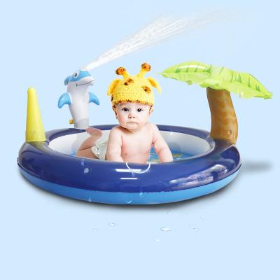 China Toy Amazon Hot Sale Inflatable Kids Water Play Toy Animal Inflatable Spray Fountain Pad for sale